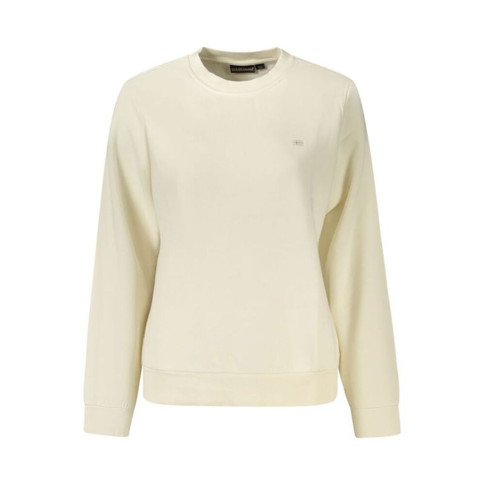 Napapijri White Cotton Women's Sweatshirt